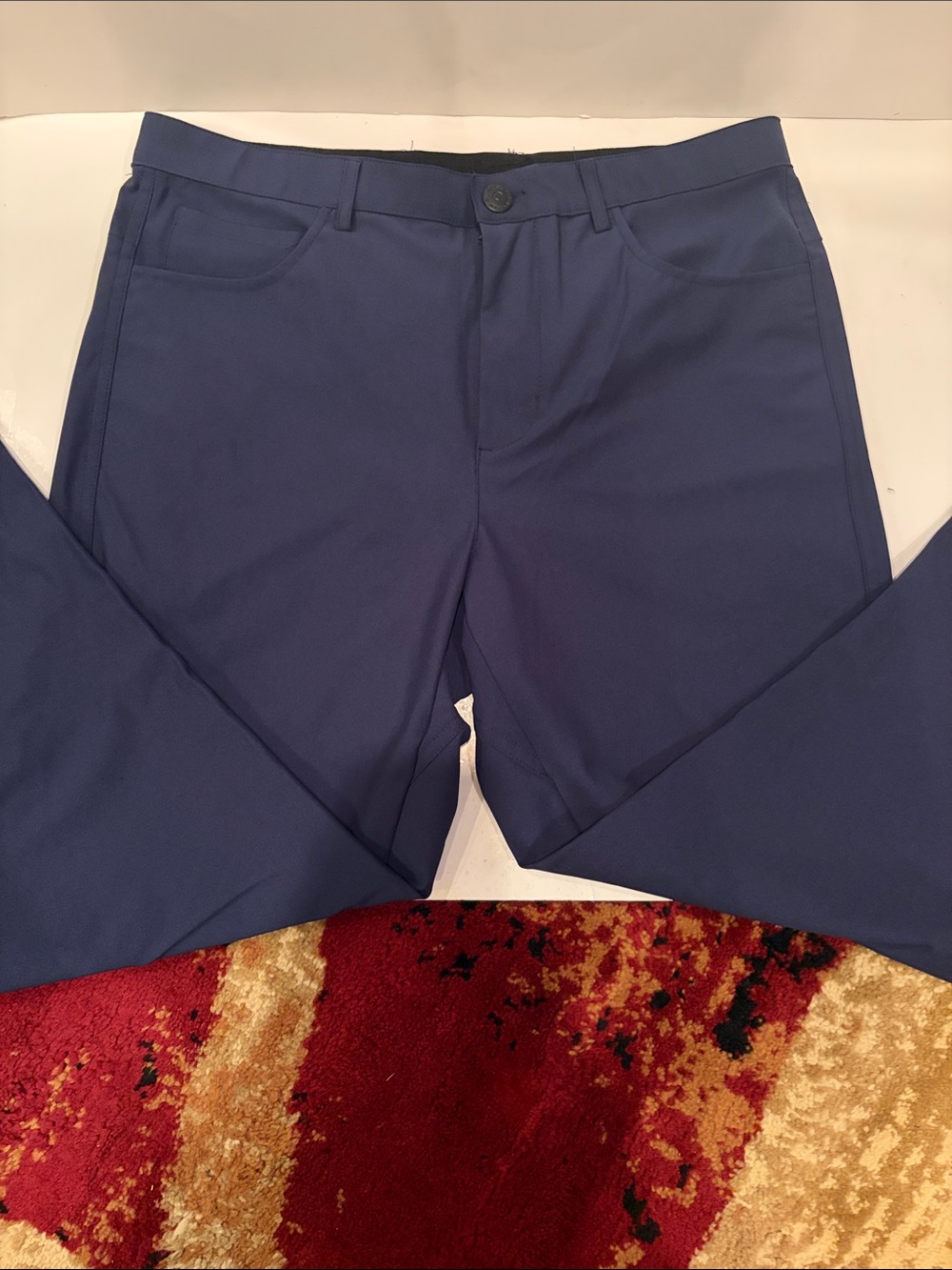 Quiksilver Men's Navy Slim Straight Chinos